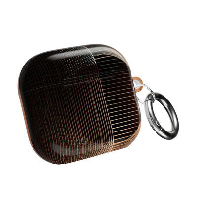 Amber Meridian · Hard Case for AirPods & AirPods Pro · Black