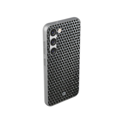 Silver Lite Phone Case for Samsung - Brutalist Steel Mesh