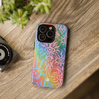 Chromatic Mystic Sigil · Tough Phone Case for iPhone · Blue