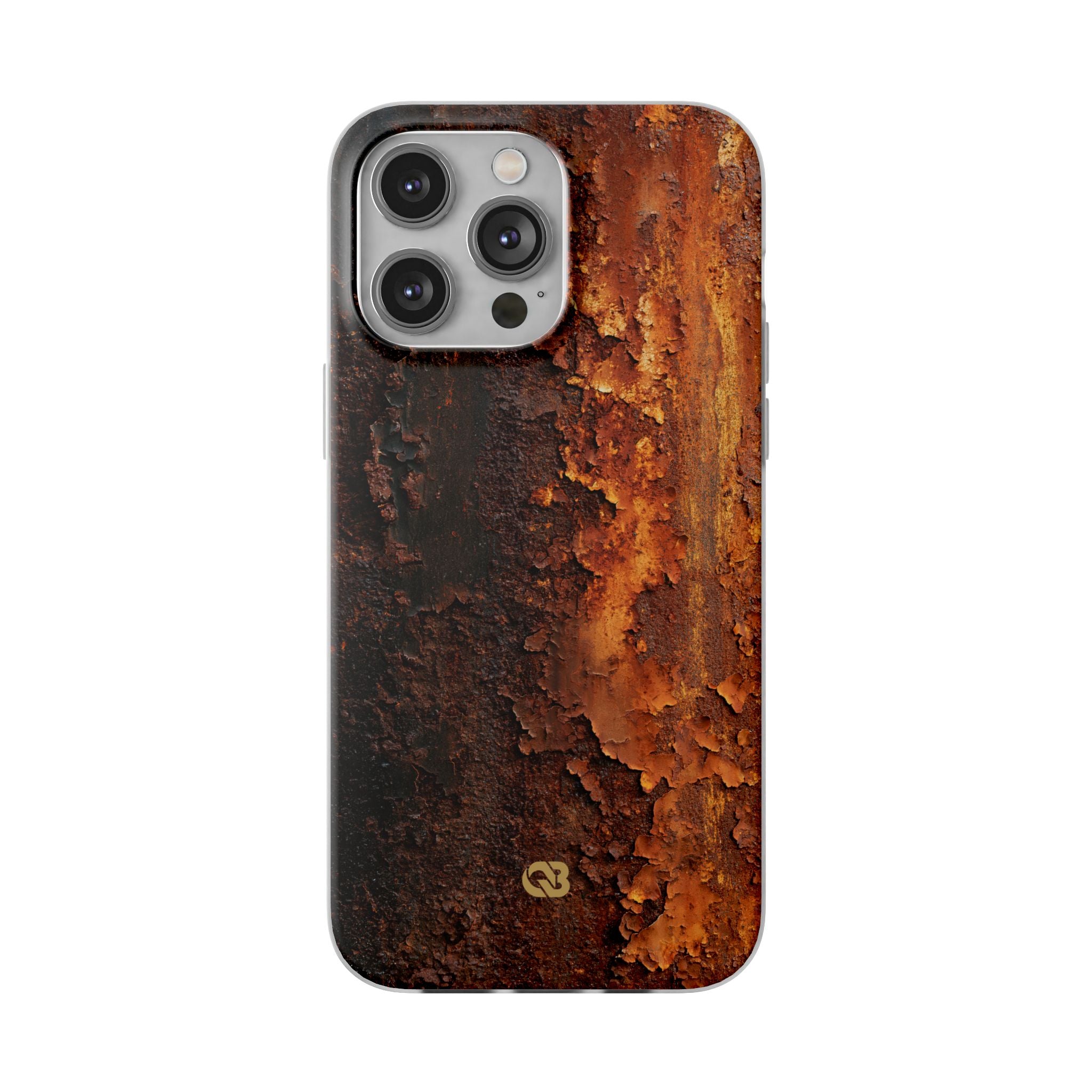 Orange Lite Phone Case for iPhone - Oxidized Iron Crust