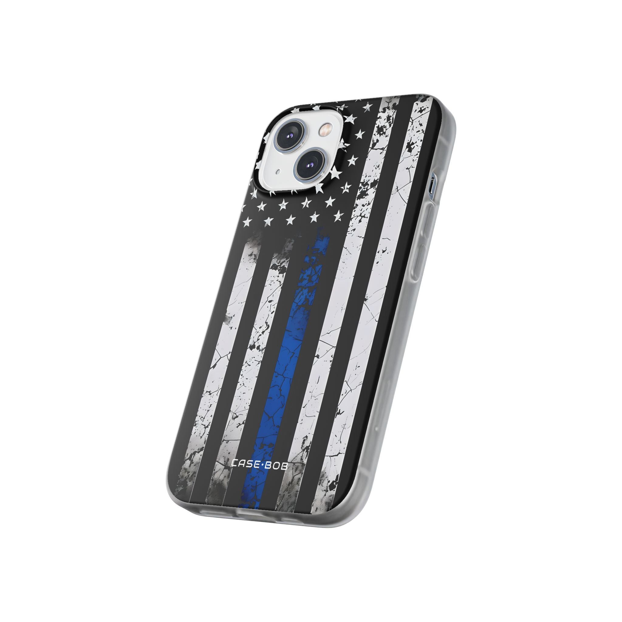Blue Stripe Flag iPhone 14 Case - Soft