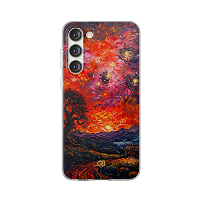 Molten Sky Tree · Soft Handyhülle für Samsung