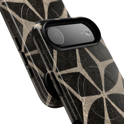 Concrete Mosaic Star · Tough 2.0 Magnetic Phone Case for iPhone · Black