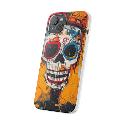 Vivid Graffiti Skull · Soft Custodia per iPhone
