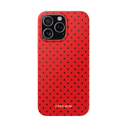 Crimson Punktmatrix iPhone 15 Pro Max Case - Soft