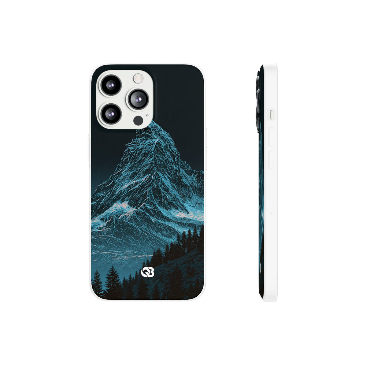 Glacial Alpine Peak · Lite Phone Case for iPhone ·  Blue