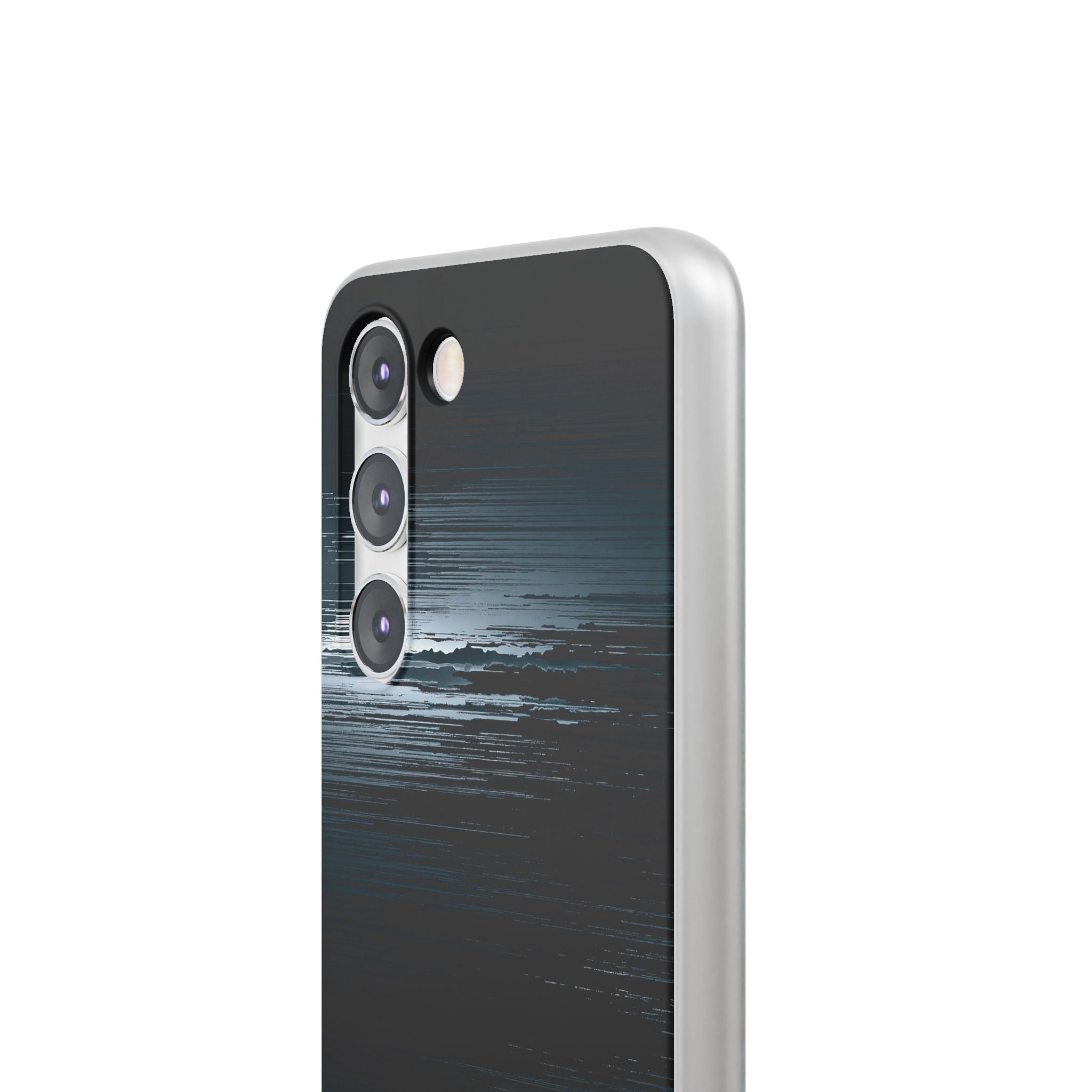Black Lite Phone Case for Samsung - Frozen Signal Glitch
