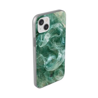Translucent Aqua Flow · Lite Phone Case for iPhone ·  Teal