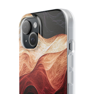 Ember Wave Dispersion · Lite Phone Case for iPhone ·  Red