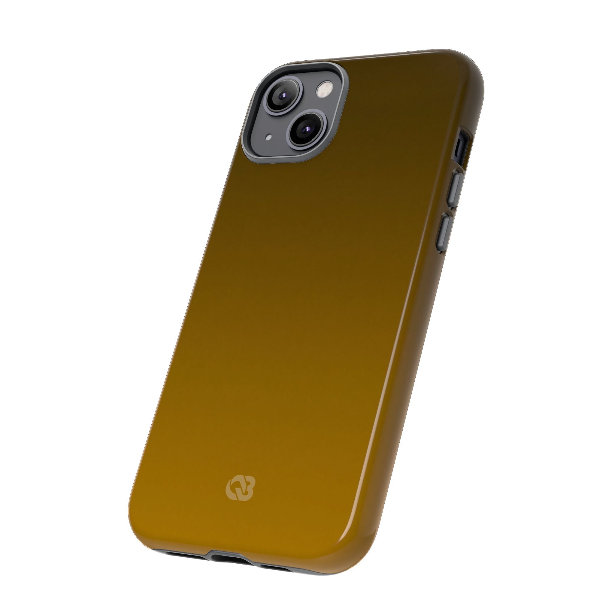 Gold Tough Phone Case for iPhone - Scorched Gold Haze