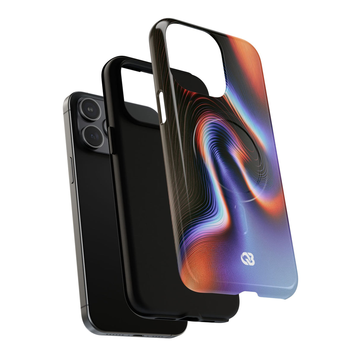Prismatic Resonance · Tough 2.0 Magnetic Phone Case for iPhone · Purple