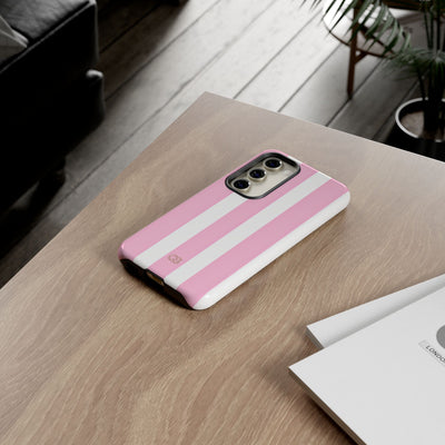 Soft Pink Stripe · Tough Phone Case for Samsung