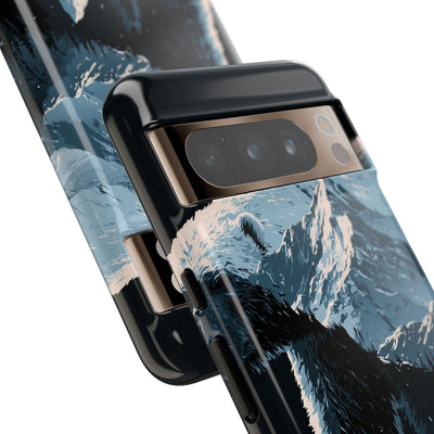 Nordic Arctic Bear · Tough Phone Case for Pixel ·  Black