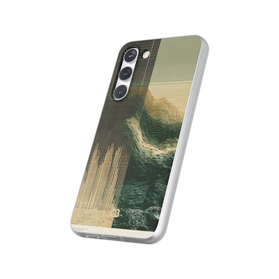 Beige Lite Phone Case for Samsung - Veridian Data Ridge