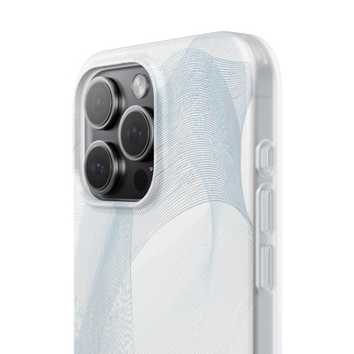 White Lite Phone Case for iPhone - Arctic Line Current
