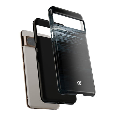 Black Tough Phone Case for Google Pixel - Frozen Signal Glitch