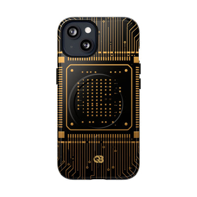 Golden Circuit Architecture · Tough 2.0 Magnetic Phone Case for iPhone · Gold