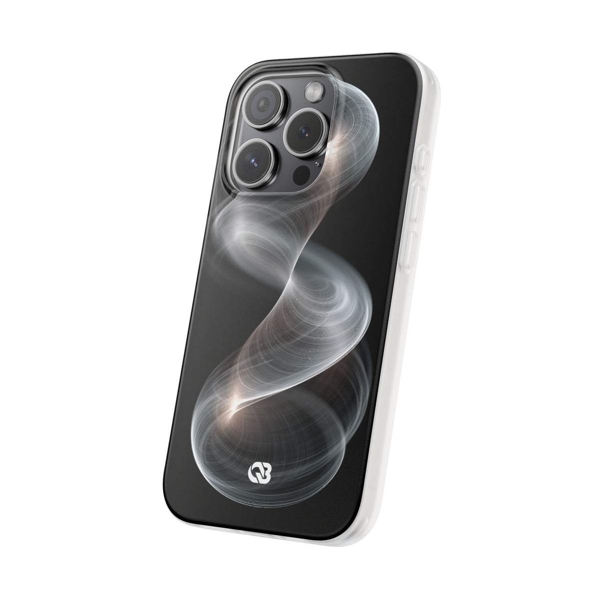 Luminous Vortex · Lite Phone Case for iPhone ·  Black