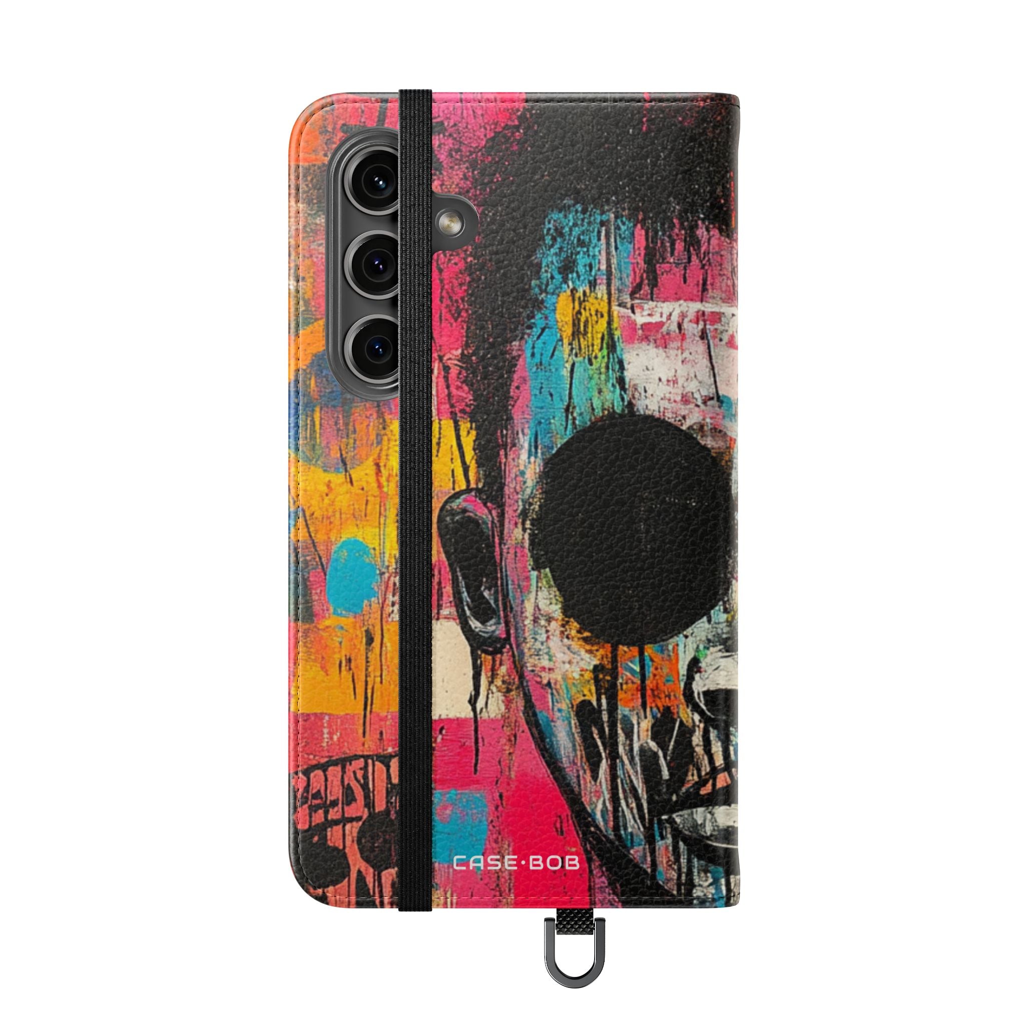 Black Orb Face - Samsung S24 Case - Wallet