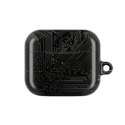 Obsidian Circuitry · Hard Case for AirPods & AirPods Pro · Black