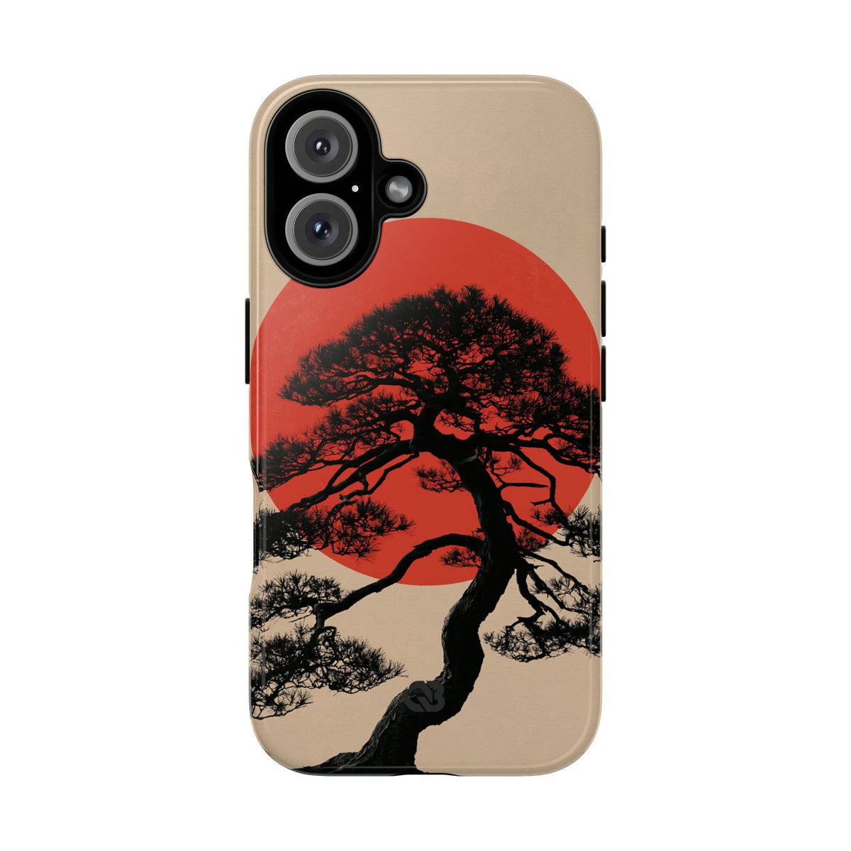 Crimson Pine Solitude · Tough Phone Case for iPhone · Beige