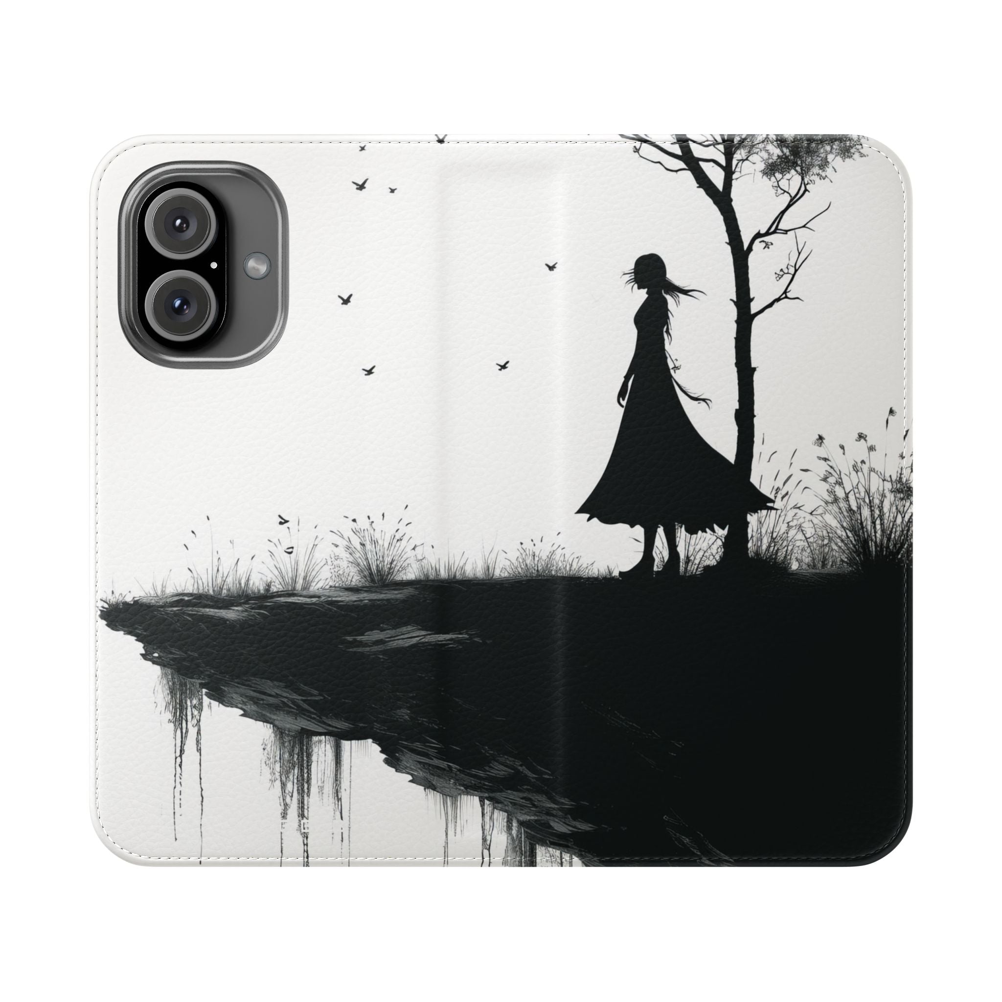 Cliff Silhouette - iPhone 16 Case - Lompakko