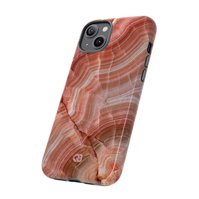 Blushing Rose Strata · Tough Phone Case for iPhone · Pink