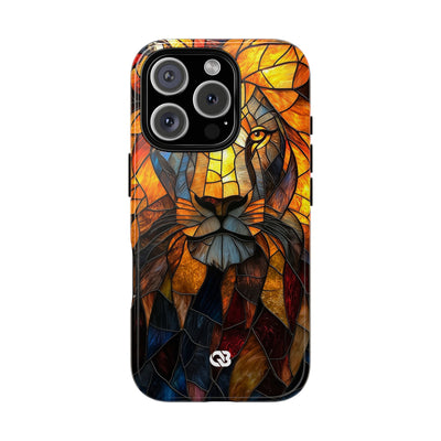 Amber Glass Lion · Tough Phone Case for iPhone