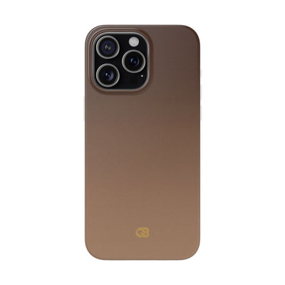 Brown Lite Phone Case for iPhone - Smoked Caramel Fade
