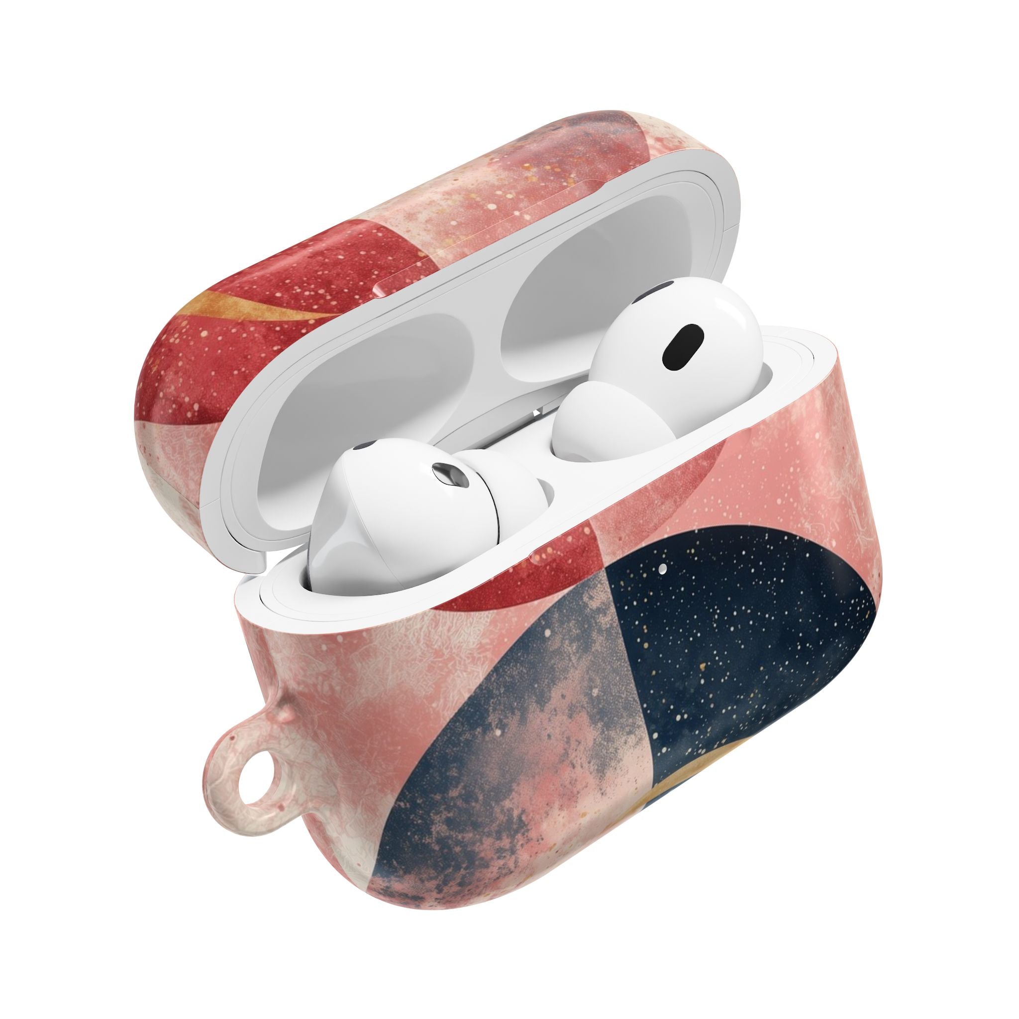 Golden Crescents Crimson - AirPods Case
