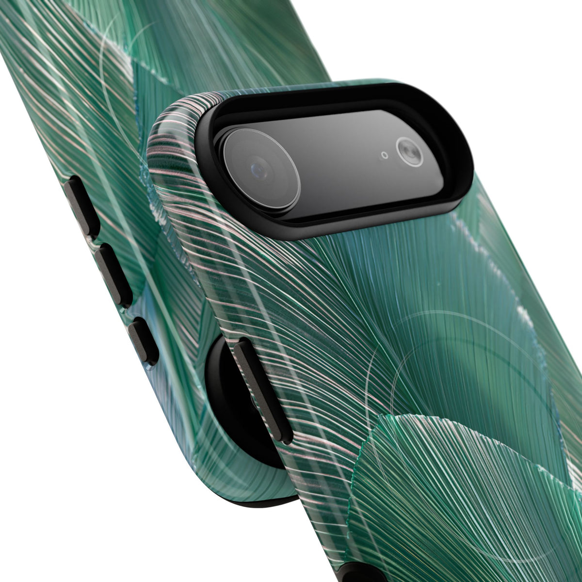 Translucent Fan Palm · Tough 2.0 Magnetic Phone Case for iPhone · Teal