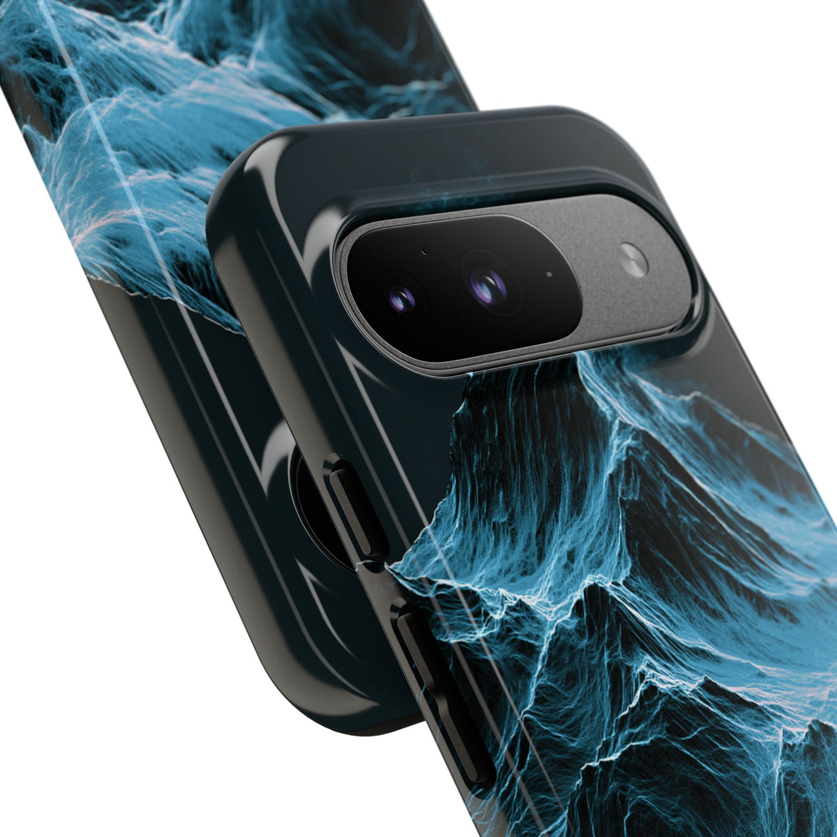 Nordic Frost Peak · Tough Phone Case for Pixel ·  Blue