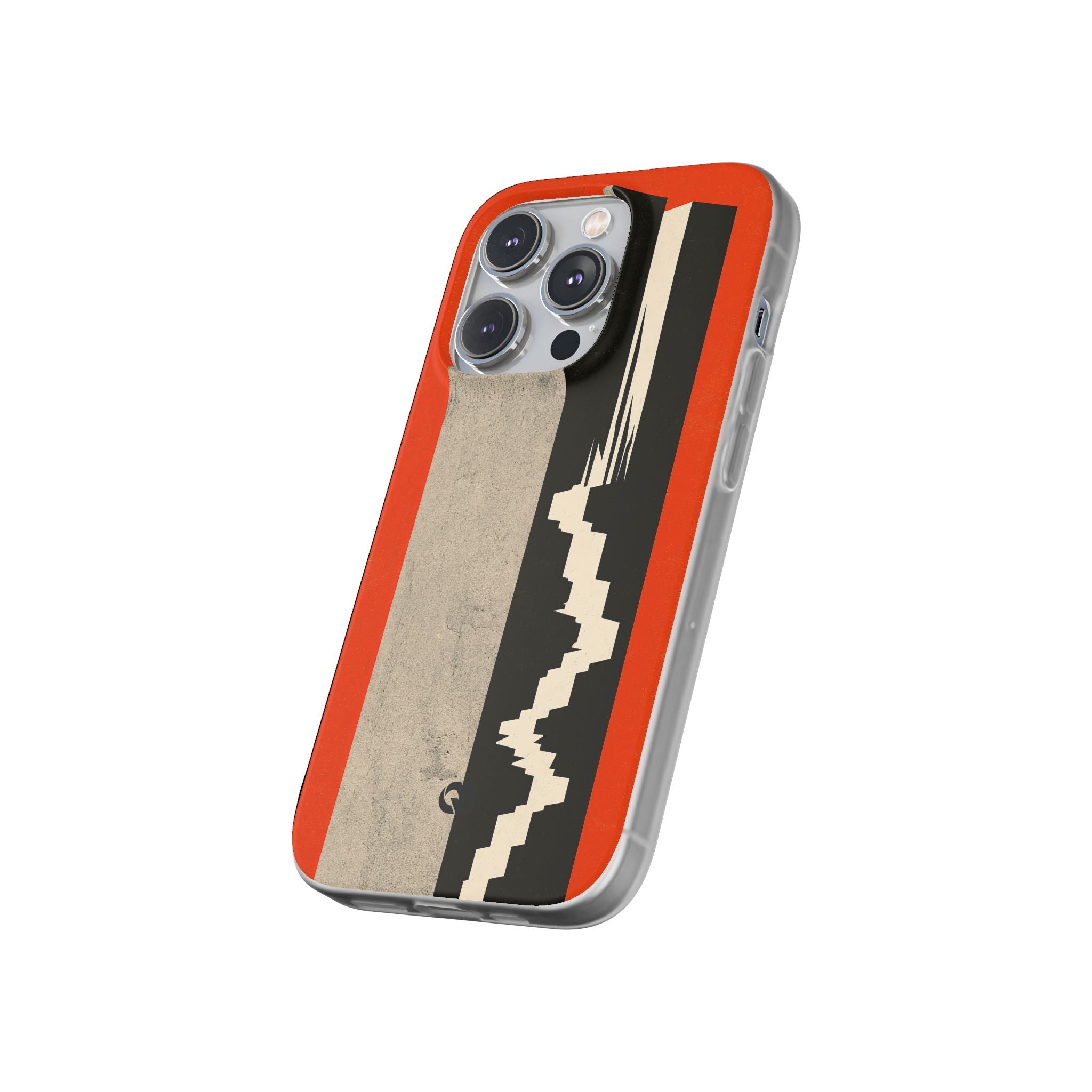 Orange Lite Phone Case for iPhone - Orange Monolith Rift