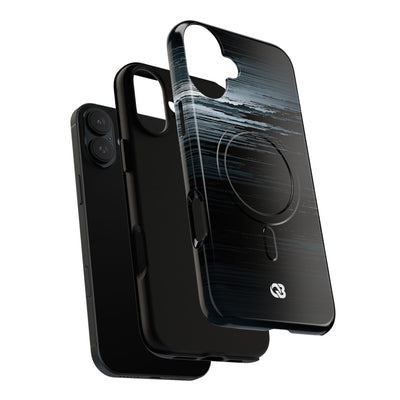 Black Tough 2.0 Magsafe Phone Case for iPhone - Frozen Signal Glitch