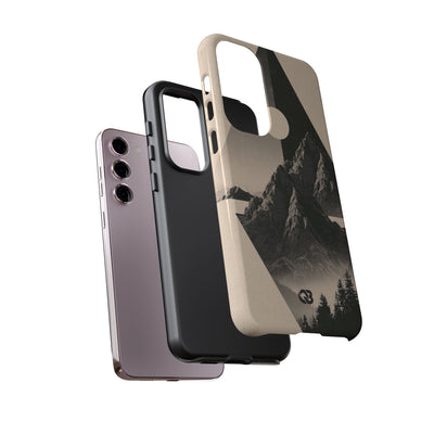 Beige Tough Phone Case for Samsung - Obsidian Summit Parchment