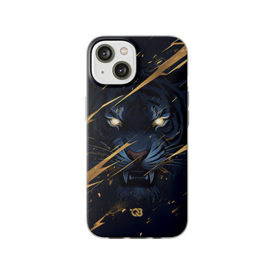 Obsidian Gold Predator · Soft Coque de téléphone pour iPhone