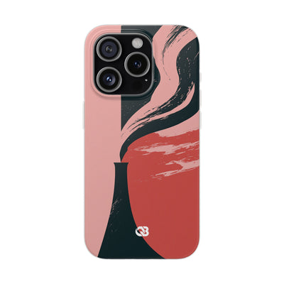 Pink Lite Phone Case for iPhone - Cinder Rose Plume