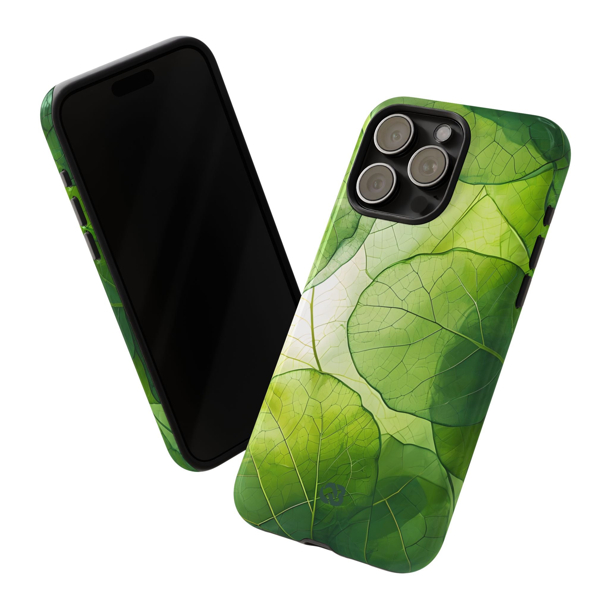 Emerald Leaf Veins · Tough Phone Case for iPhone
