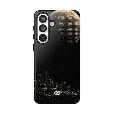 Lunar Metropolis Nocturne · Tough Phone Case for Samsung · Black