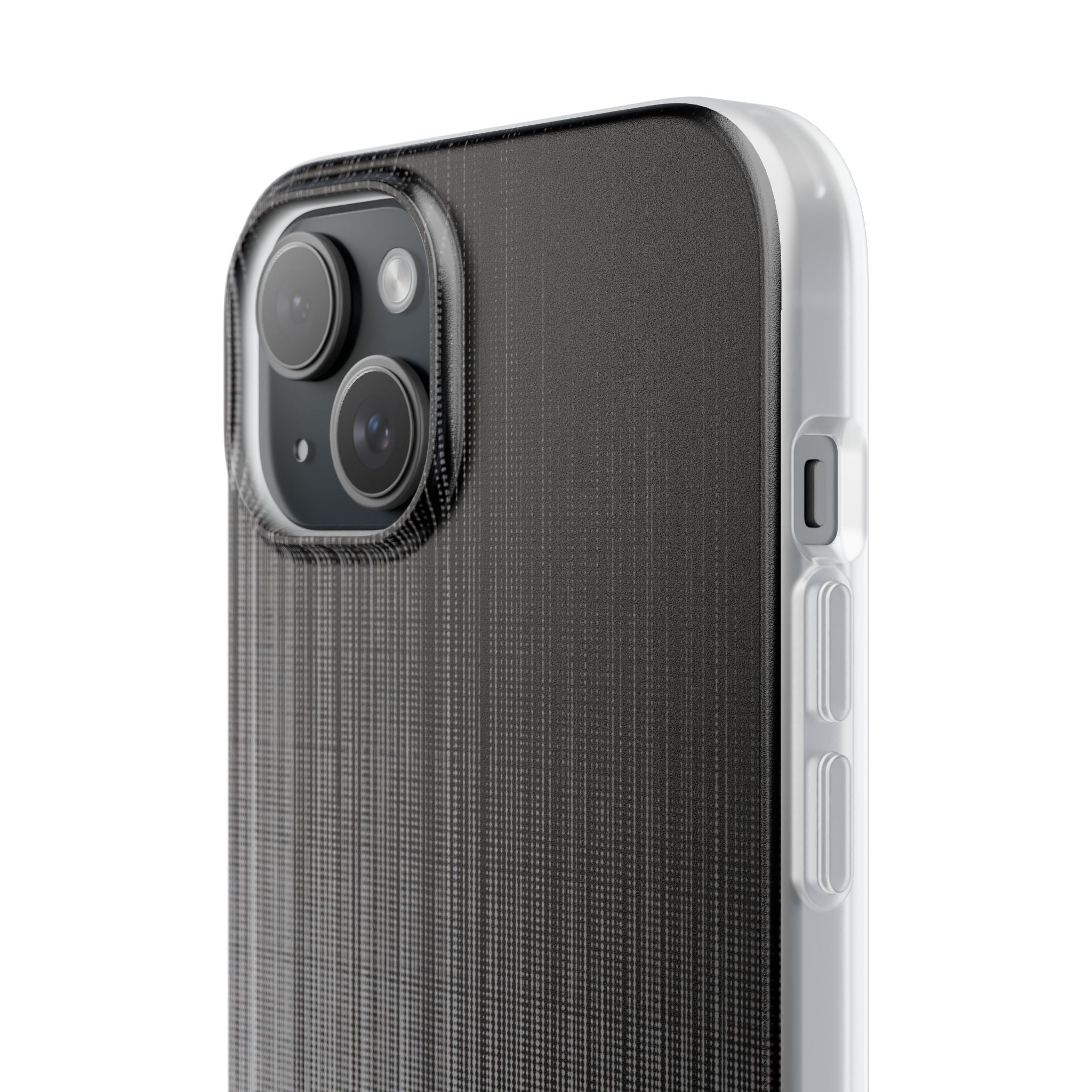 Grey Lite Phone Case for iPhone - Static Vertical Dither