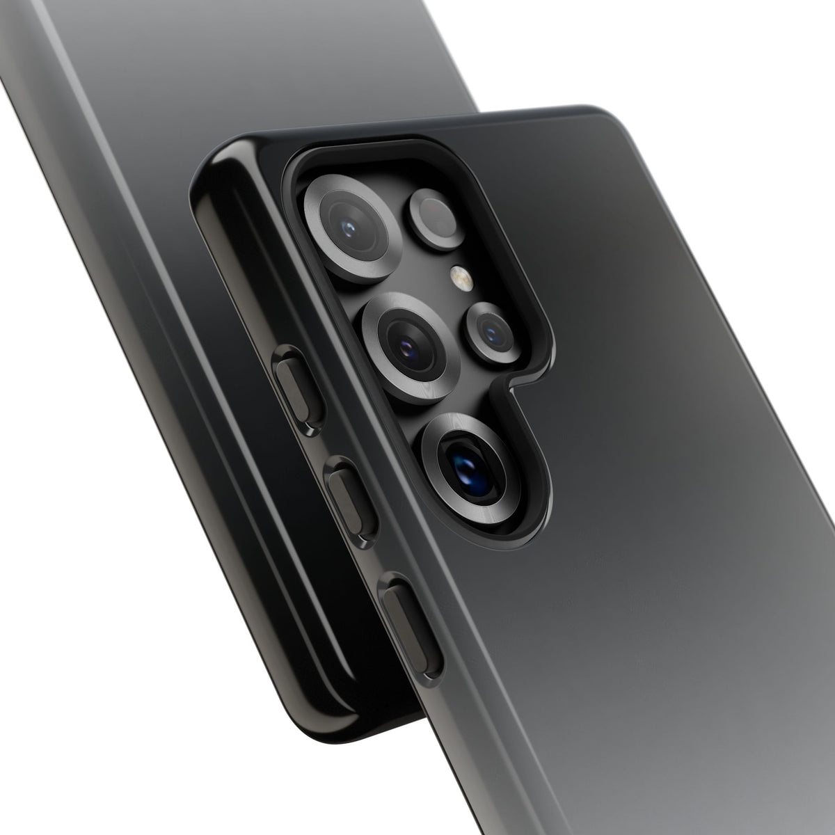 Noir Ombre Fade · Tough Phone Case for Samsung · Black