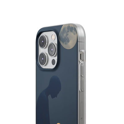 Obsidian Lunar Orb · Soft Phone Case for iPhone