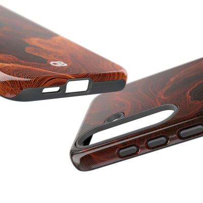 Amber Filament · Tough Phone Case for Samsung · Orange