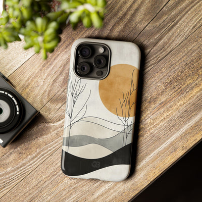 Burnt Horizon Lines · Custodia Tough per iPhone