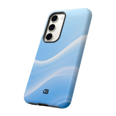 Blue Tough Phone Case for Samsung - Glacial Blue Silk