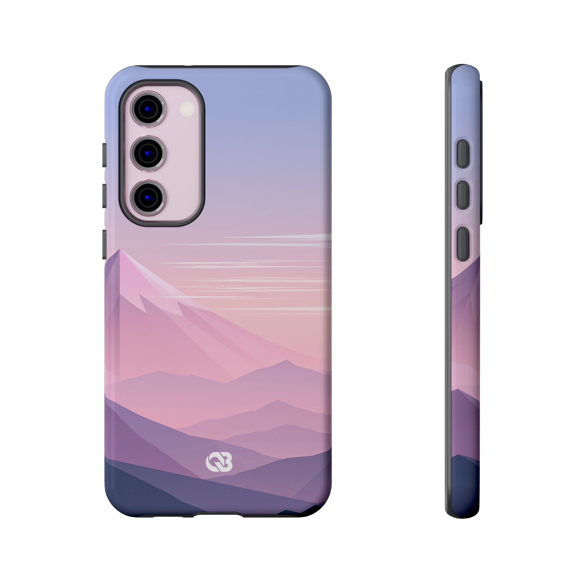 Purple Tough Phone Case for Samsung - Lavender Alpine Dawn