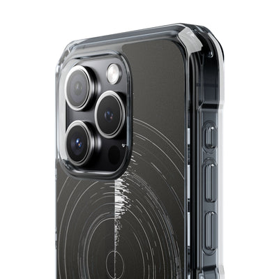 Black Impact MagSafe Phone Case for iPhone - Obsidian Orbital Signal