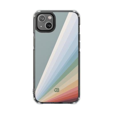 Green Impact MagSafe Phone Case for iPhone - Sage Prism Beam