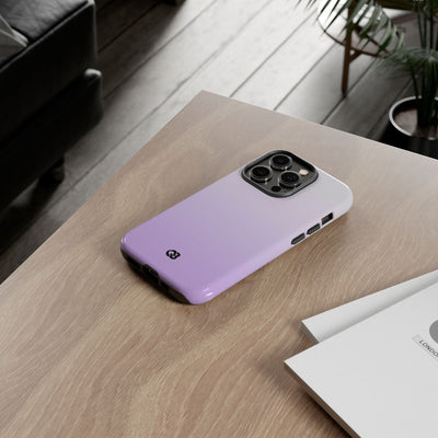 Purple Tough Phone Case for iPhone - Frosted Lavender Fade