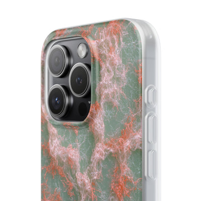 Coral Pixel Matrix · Lite Phone Case for iPhone ·  Green
